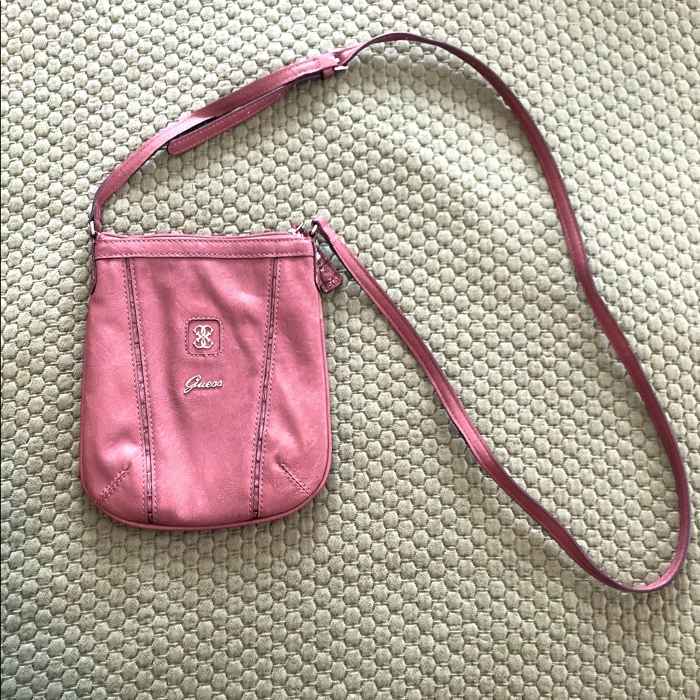Guess Crossbody Pink Crossbody Bag